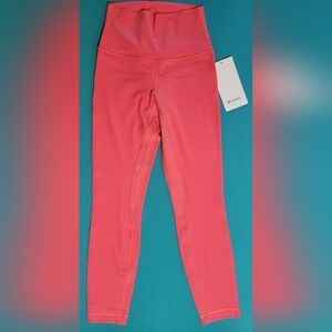 Lululemon Align High-Rise Pant 25"Desert Red Size 4 NWT